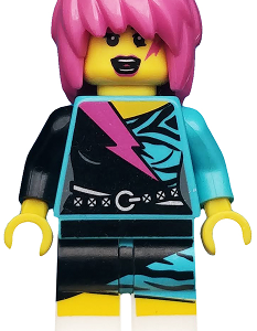 Rocker Girl, Series 7 (Minifigure Only without Stand and Accessories)