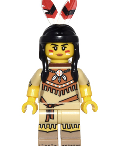 Tribal Woman, Series 15 (Minifigure Only without Stand and Accessories)